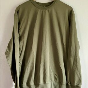 Classic Olive Men's Crewneck‎ Sweatshirt